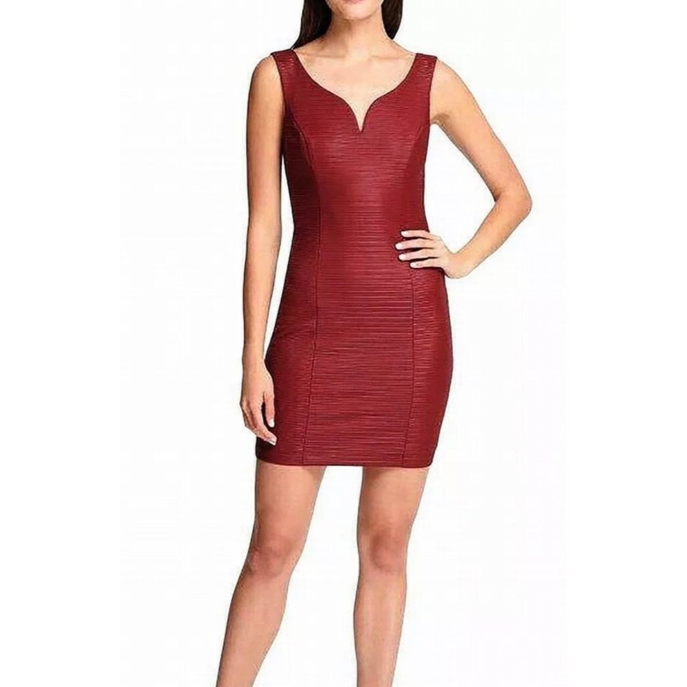 Guess Sweetheart Bandage Bodycon Dress